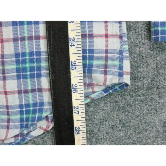 Southern Tide‎ Short Mens Med Classic Fit Blue Green Plaid - Picture 5 of 9